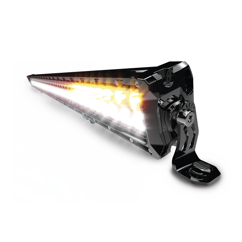 Barra de luz LED clara/ ambar, 12-24 Vcc, 12,600 lumenes, IP67 | SIERRA STORE