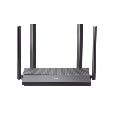 Router WiFi 6 AX 1500 Mbps / MU-MIMO 2X2 y OFDMA / 1 Puerto WAN Gigabit / 3 Puertos LAN Gigabit / Soporta IPV6 y TR-069 / 4 A
