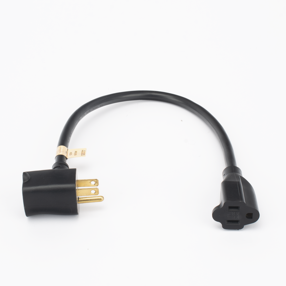 Extensión Eléctrica de Uso Rudo / 2 Salidas NEMA 5-15R / 30 cm / 14 AWG / 1800 W / 15 A | SIERRA STORE