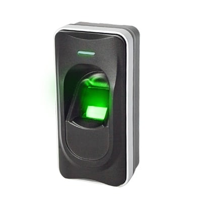 Lector esclavo / Huella Digital / Lector de Tarjetas de Proximidad / RS-485 / Interior y Exterior / Requiere Panel de Cont...