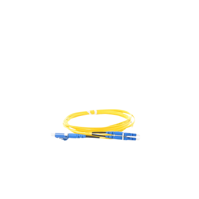 Jumper de Fibra Optica Monomodo 9/125 OS2, LC-LC Duplex, OFNR (Riser), Color Amarillo, 2 Metros (6.56 Pies) PANDUIT - Vista 4