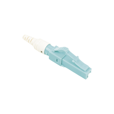 Conector de Fibra Óptica Pre-Pulido LightBow LC Simplex, Multimodo 50/125 (OM3/OM4), Re-Terminable, Color Aqua SIEMON - Vi...