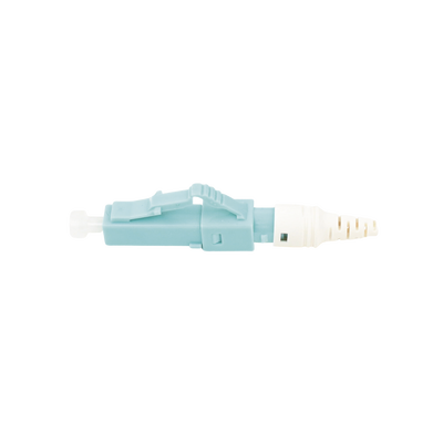 Conector de Fibra Óptica Pre-Pulido LightBow LC Simplex, Multimodo 50/125 (OM3/OM4), Re-Terminable, Color Aqua SIEMON - Vi...