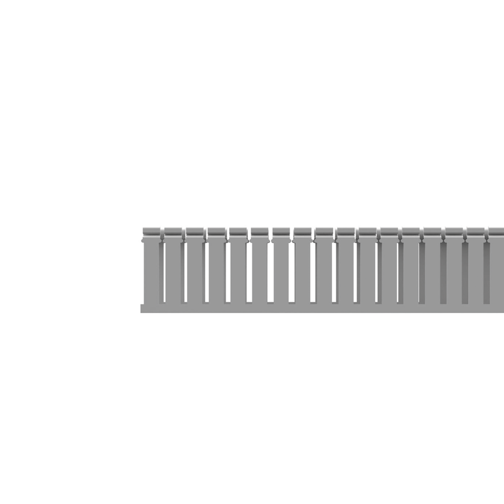 PANDUIT FC4X3LG2 - Canaleta Ranurada con Tapa / Tipo F / 108 mm Ancho / 79.2 mm Alto / 6.6 ft (2 m) Largo / Gris Claro | SIERRA STORE