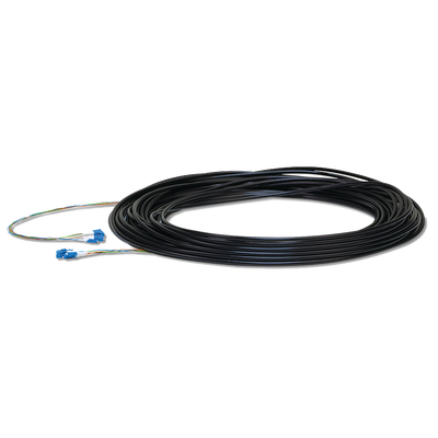 FiberCable de 90 m (300ft) Monomodo (SM) con conectores LC, ideal para equipos EdgeRouter, EdgeSwitch y EdgePoint. - UBIQUITI
