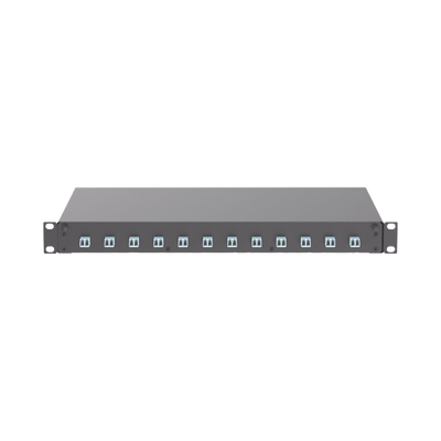Distribuidor de Fibra Óptica, Con 12 Conectores LC Duplex (24 Fibras), Para Fibra Multimodo OM3/OM4, 1 UR - PANDUIT