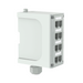 PANDUIT FDME8RG - Panel de Parcheo Modular para Fibra Óptica, de Instalación en Riel DIN Estándar de 35mm, 8 Puertos Mini-Com, Color | SIERRA STORE