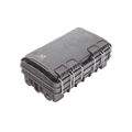 Caja de Distribución de Fibra Óptica para 24 Empalmes, con 8 acopladores SC/APC simplex, Exterior IP65, Color Negro - FIBE...