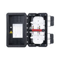 Caja de Distribución de Fibra Óptica, Hasta 96 Empalmes, Exterior IP65, Color Negro - FIBERHOME