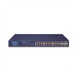 Switch No Administrable 24 Puertos PoE 10/100 802.3af/at, 2 Combo TP/SFP Gigabit y Pantalla LCD para Monitoreo y Configura...