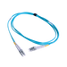 Jumper de Fibra Óptica Multimodo 50/125 OM3 XGLO, LC-LC Duplex, OFNR, Color Aqua, 1 Metro (3.28 Pies) - SIEMON