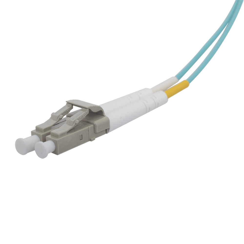 SIEMON FJ2-LCLC5L-30AQ - Jumper de Fibra Óptica / OM3 50/125 / LC-LC Duplex / OFNR / 30 m (98.43 pies) / Aqua | SIERRA STORE