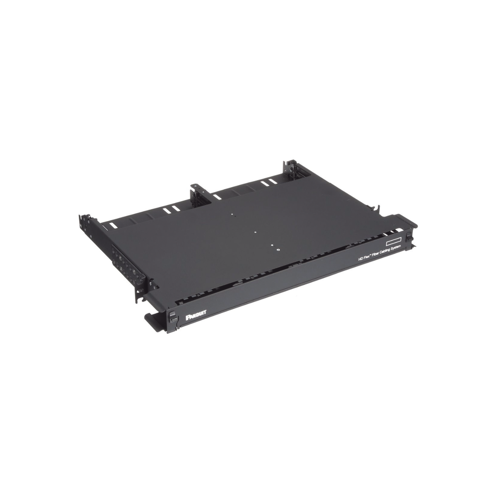 PANDUIT FLEX1U06 - Panel de Distribución de Fibra Óptica / 144 Fibras / 12 Cassettes HD Flex / Bandeja Deslizable / 1 UR | SIERRA STORE
