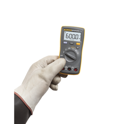 Multímetro Digital de Tamaño Compacto, Para Medición de Corriente y Tensión, Uso con Voltaje Máximo de 600 V, Pantalla LED...