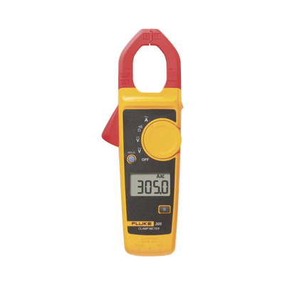 Amperimetro de Gancho, Para Medida de Corriente en CA de 999 A y Tensión en CA y CC de 600V - FLUKE