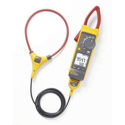 Pinza Amperimétrica de Corriente CC/CA de Verdadero Valor Eficaz con iFlex CAT III 1500 V. Ideal para Sistemas Solares, Eó...