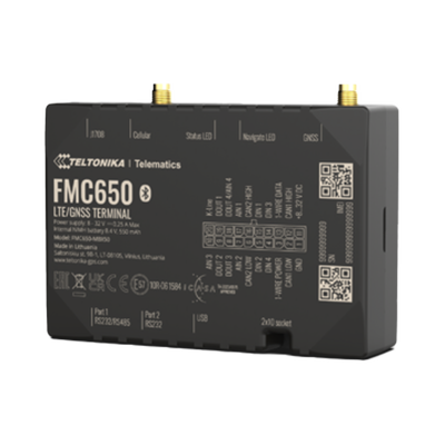 Profesional Rastreador Vehicular (GPS) 4G LTE Cat 1 Con Lectura Can / Bluetooth y Múltiples Entradas y Salidas Digitales T...