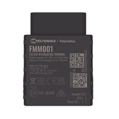 Eficiente rastreador vehicular 4G LTE CAT M1 OBD II TELTONIKA - Vista 2