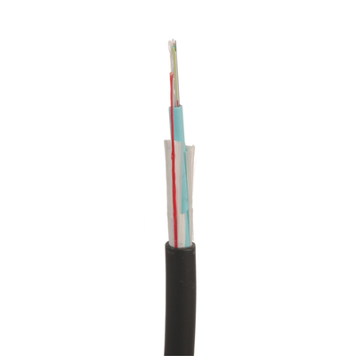 Cable de Fibra Óptica de 12 Hilos, Multimodo OM4 50/125 Optimizada, Interior/Exterior, Loose Tube 250um, No Conductiva (Di...