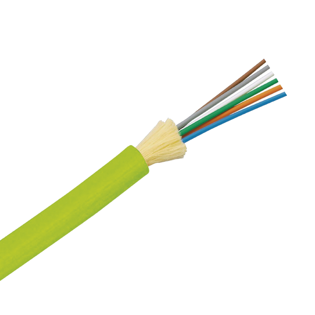 PANDUIT FODPW06Y - Cable de Fibra Óptica / 6 Hilos / Multimodo OM5 50/125 / Tight Buffer 900μm / OFNP Plenum / 2 pies (0.6 m) Marcado | SIERRA STORE