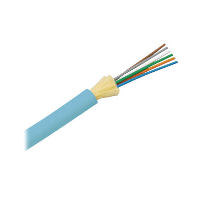 Cable de Fibra Óptica de 6 Hilos, Multimodo OM3 50/125 Optimizada, Interior, Tight Buffer 900um, No Conductiva (Dieléctric...