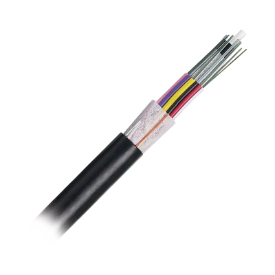 Cable de Fibra Óptica 6 Hilos, OSP (Planta Externa), No Armada (Dieléctrica), MDPE (Polietileno de Media Densidad), Multim...