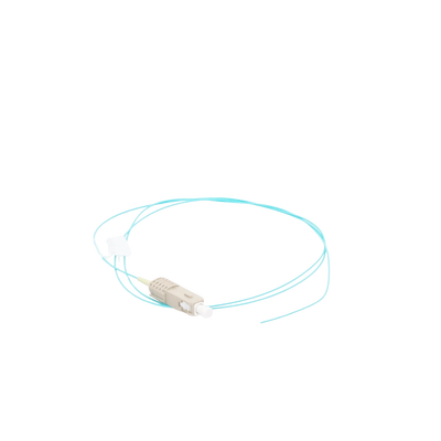 Pigtail de Fibra Óptica LC Simplex, Multimodo OM3 XGLO 50/125, OFNR, Color Aqua, 1 Metro (3.28 Pies) SIEMON - Vista 2