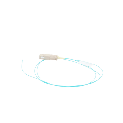 Pigtail de Fibra Óptica LC Simplex, Multimodo OM3 XGLO 50/125, OFNR, Color Aqua, 1 Metro (3.28 Pies) SIEMON - Vista 5