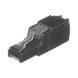 Plug RJ45 UTP, Instalación Recta, Terminación en Campo Certificable, Compatible con Cat5e, Cat6 y Cat6A, Color Negro - PAN...