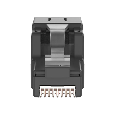 Plug RJ45 UTP, Instalación Angulada 45 Grados, Terminación en Campo Certificable, Compatible con Cat5e, Cat6 y Cat6A, Colo...