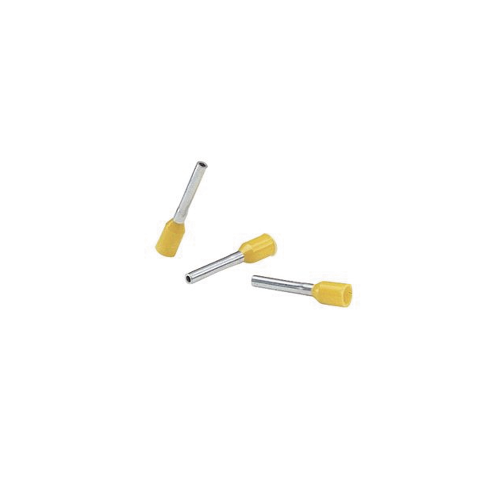 PANDUIT FSD82-12-C - Ferrúla de Cobre DIN / 10 AWG / Largo 12 mm / Tambor Integrado / Paquete 100 Piezas | SIERRA STORE