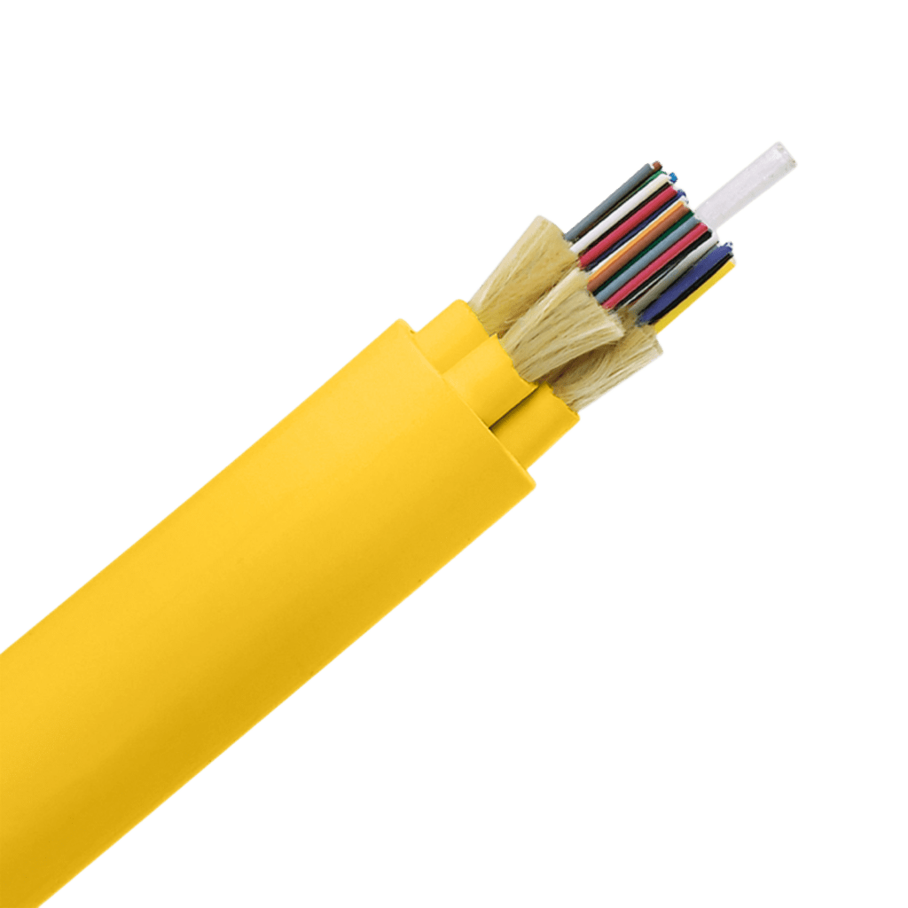 PANDUIT - FSDR948Y - PANDUIT FSDR948Y - Cable de Fibra Óptica / 48 Hilos / Monomodo OS2 9/125 / Interior Tight Buffer 900μm / OFNR Riser / No Conductiva /