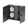 Caja de Conexión de Fibra Óptica, Para Montaje en Pared, Acepta 2 Placas FAP o FMP, Hasta 48 Fibras, Color Negro - PANDUIT