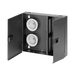 Caja de Conexión de Fibra Óptica, Para Montaje en Pared, Acepta 2 Placas FAP o FMP, Hasta 48 Fibras, Color Negro - PANDUIT