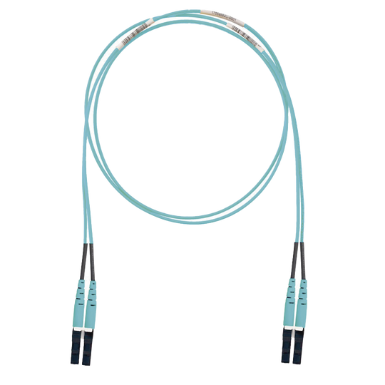 PANDUIT FX2ELLNLNSNM002 - Jumper de Fibra Óptica / Multimodo OM3 50/125 / LC-LC Dúplex / LSZH / 2 m (6.56 ft) / Aqua | SIERRA STORE