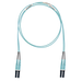PANDUIT FX2ELLNLNSNM002 - Jumper de Fibra Óptica / Multimodo OM3 50/125 / LC-LC Dúplex / LSZH / 2 m (6.56 ft) / Aqua | SIERRA STORE