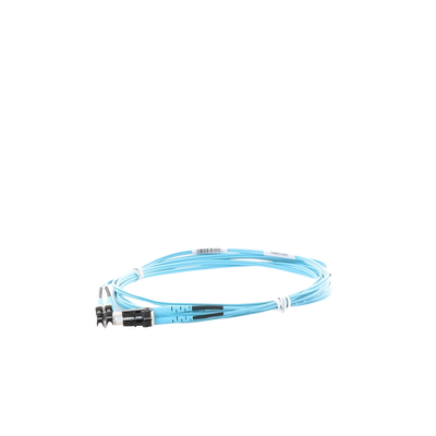 Jumper de Fibra Optica Multimodo 50/125 OM3, LC-LC Duplex, OFNR (Riser), Color Aqua, 3 Metros (9.84 Pies) PANDUIT - Vista 4