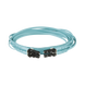 Jumper de Fibra Optica Multimodo 50/125 OM3, LC-LC Duplex, OFNR (Riser), Color Aqua, 3 Metros (9.84 Pies) - PANDUIT