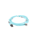 Jumper de Fibra Optica Multimodo 50/125 OM4, LC-LC Duplex, OFNR (Riser), Color Aqua, 3 Metros (9.84 Pies) PANDUIT - Vista 2