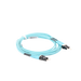 Jumper de Fibra Optica Multimodo 50/125 OM4, LC-LC Duplex, OFNR (Riser), Color Aqua, 3 Metros (9.84 Pies) PANDUIT - Vista 5