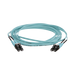 Jumper de Fibra Optica Multimodo 50/125 OM4, LC-LC Duplex, OFNR (Riser), Color Aqua, 3 Metros (9.84 Pies) - PANDUIT