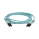 Jumper de Fibra Optica Multimodo 50/125 OM4, LC-LC Duplex, OFNR (Riser), Color Aqua, 3 Metros (9.84 Pies) - PANDUIT