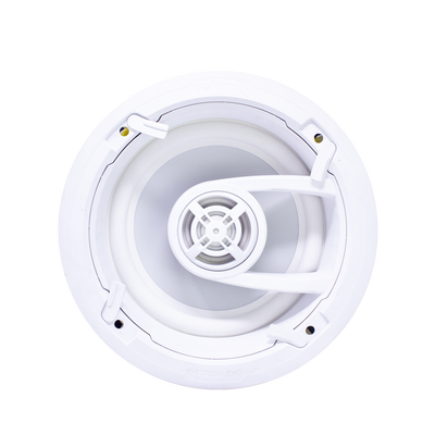 Ghost series, altavoz de 3 vías de plafón 9in, diseño trugrip  sin herramientas, woofer de polipropileno blanco, 150w 8ohm...