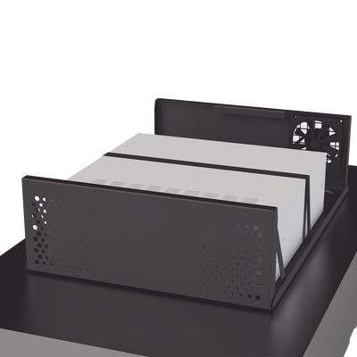 Gabinete Metálico para DVR/NVR con Chapa y llave. EPCOM INDUSTRIAL - Vista 2