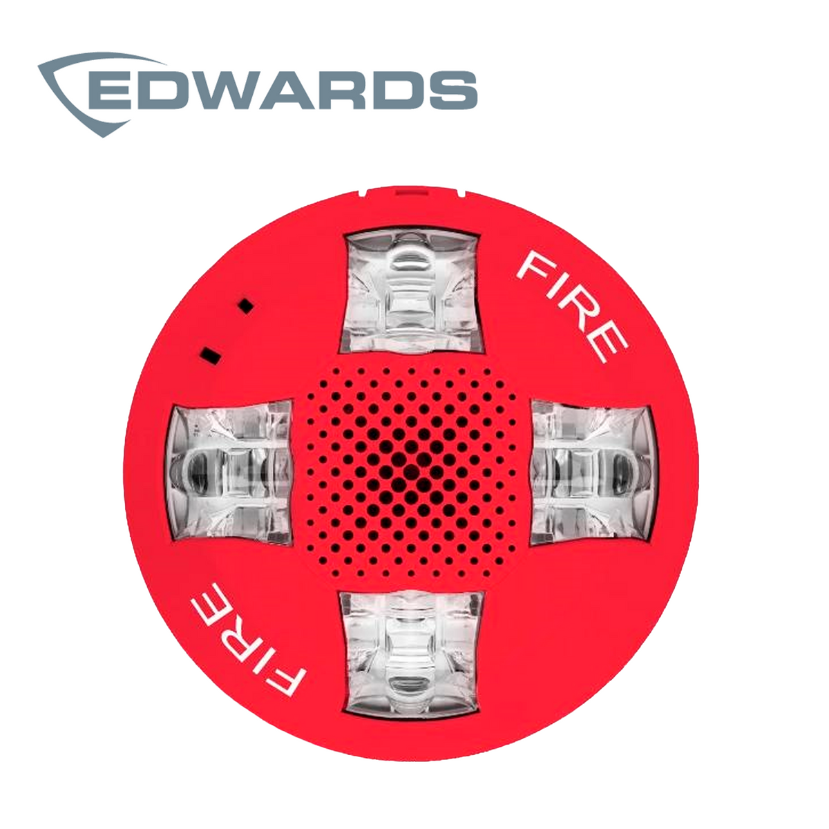 EDWARDS - GCAVRF - SIRENA ESTROBO DE MONTAJE EN TECHO EDWARDS GCAVRF / COLOR ROJO / EMISION DE LUZ 15-115 CD