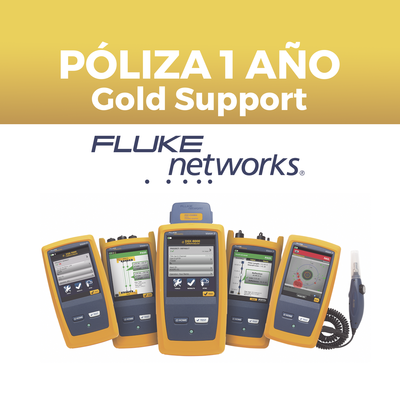 Poliza de 1 Año de Soporte Gold Para Certificador CFP2-100-QINT - FLUKE NETWORKS