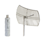 Kit de radio RBGROOVE52HPN con antena TXG5730 en frecuencia de 5 GHz, fácil i...