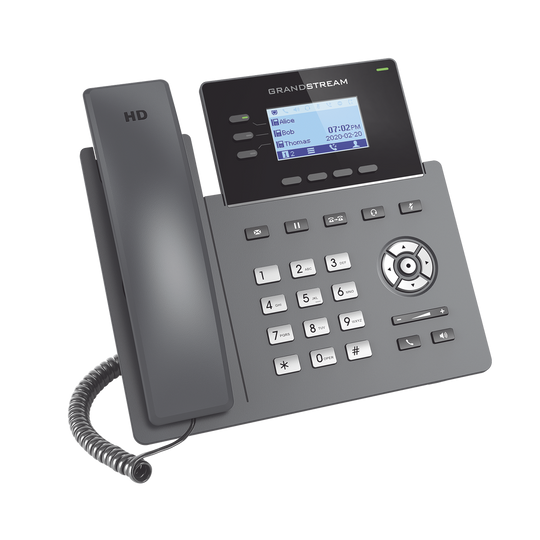 Teléfono IP / 3 Líneas SIP / 6 Cuentas / Puertos Gigabit / Codec Opus / IPv4/IPv6 / Gestión en la Nube | SIERRA STORE