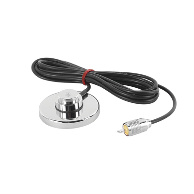 Montaje Magnético para Antenas de 3/4"(NMO), 3.5 m de Cable RG58U y Conector UHF (PL259) Macho. - PCTEL