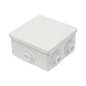 Caja Estanca de PVC Para Derivación y Conexión, 6 Entradas, Tapa a Presión, 80×80×40 mm (Mayor Área Interna, Uso Exterior ...